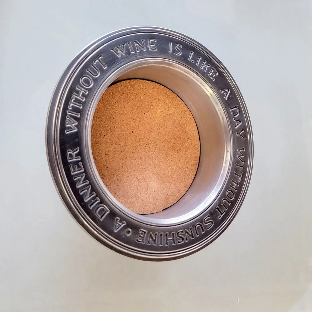 Duratale Leonard Pewter Wine Bottle Coaster 